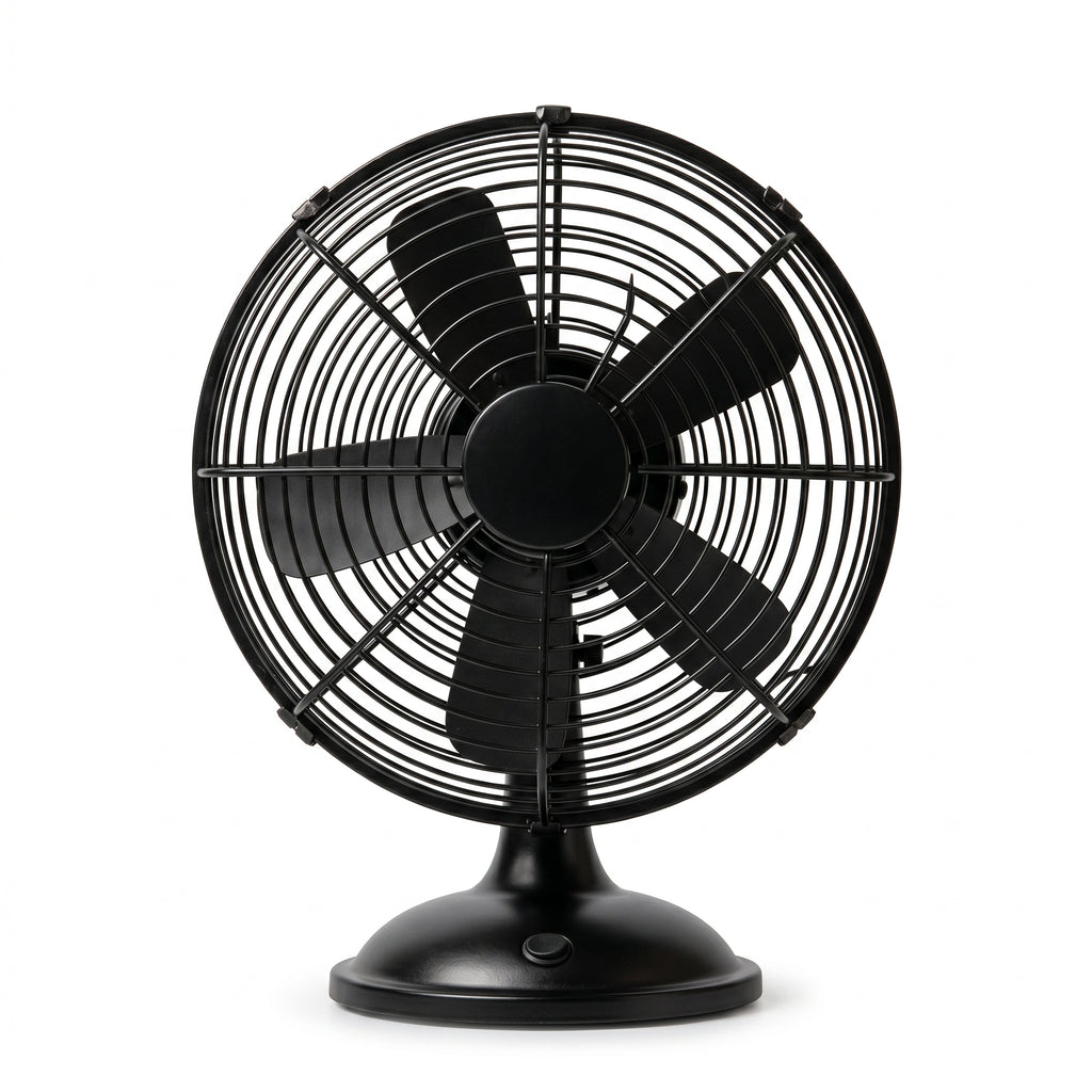 Classic Black Desk Fan