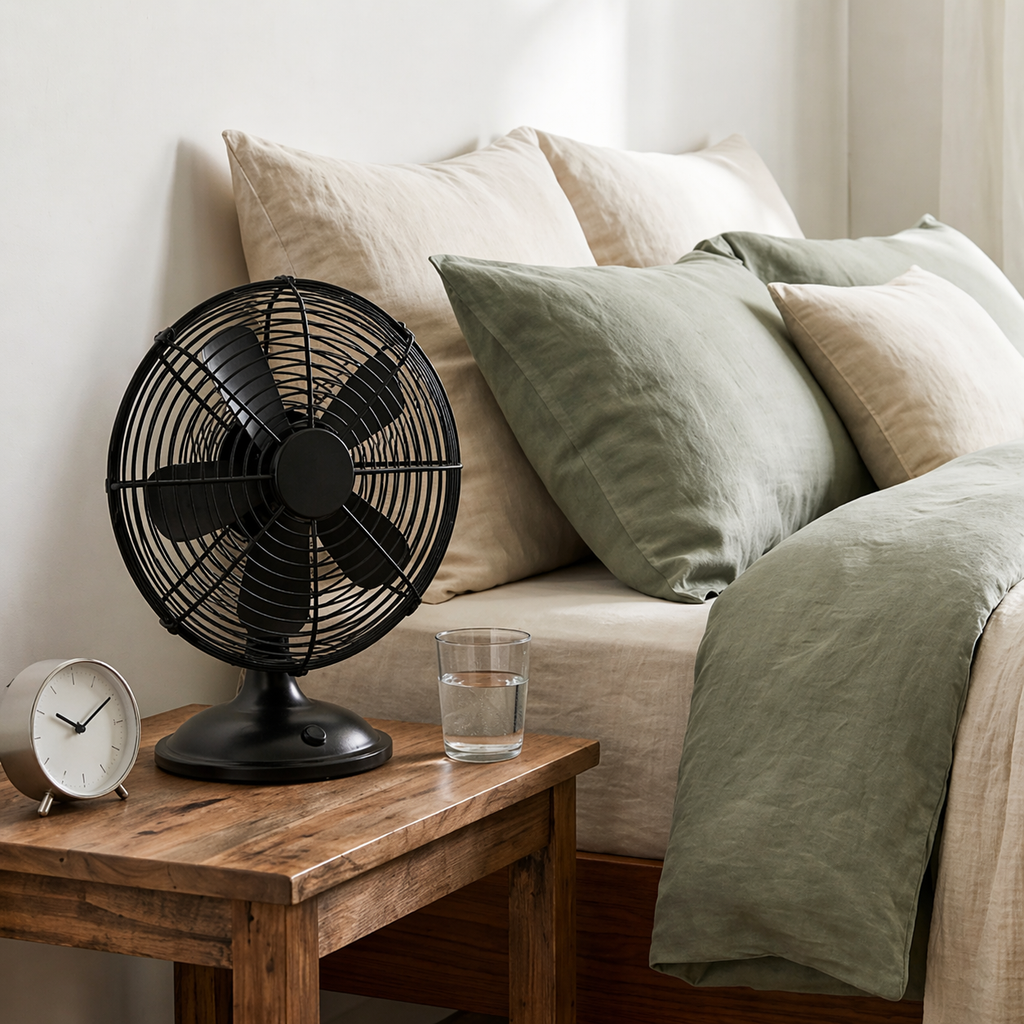 Classic Black Desk Fan