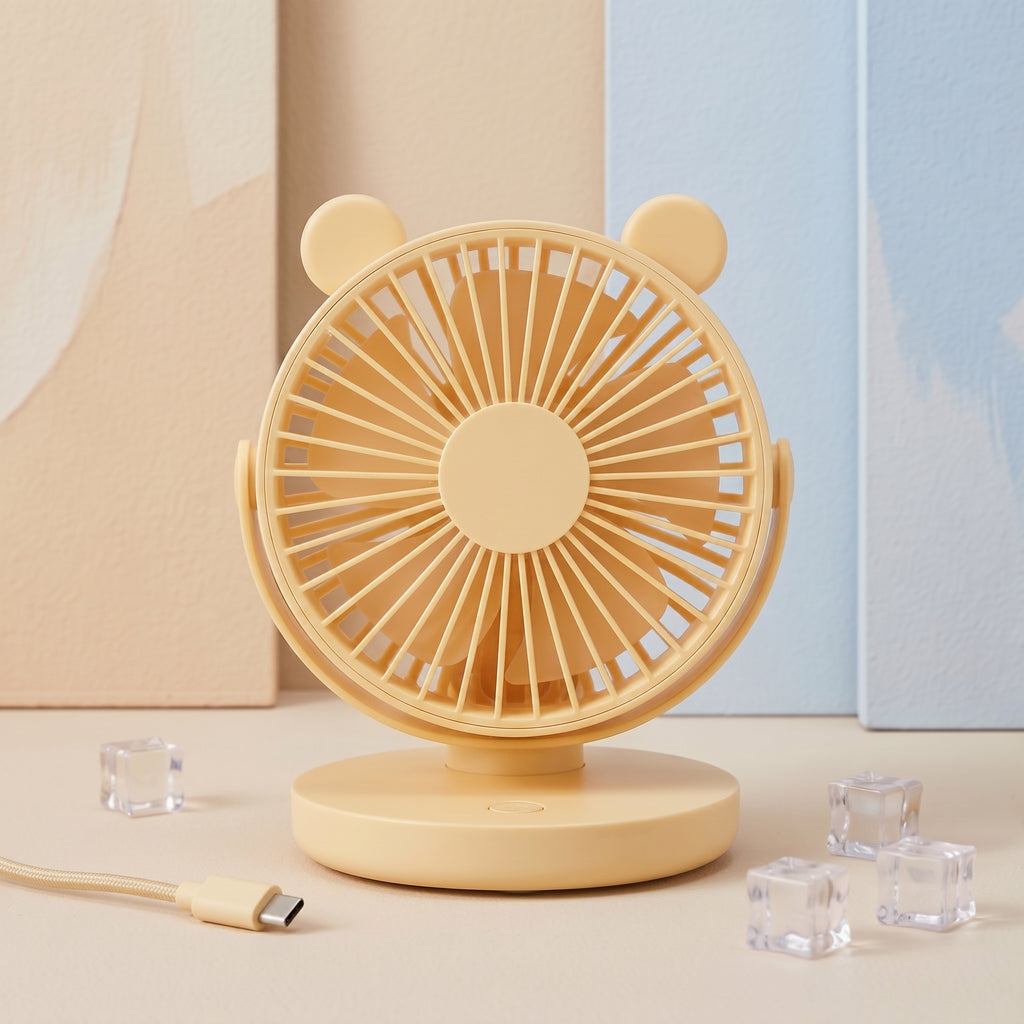 Cute Bear Ears Desk Fan