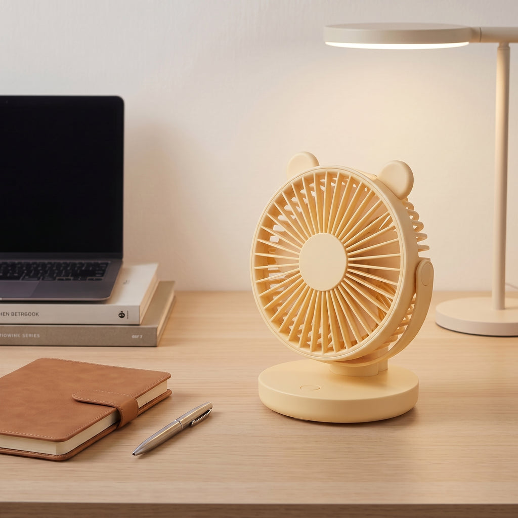 Cute Bear Ears Desk Fan