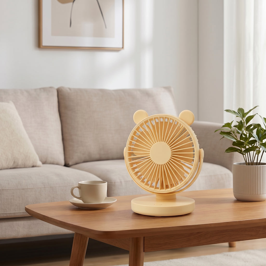 Cute Bear Ears Desk Fan