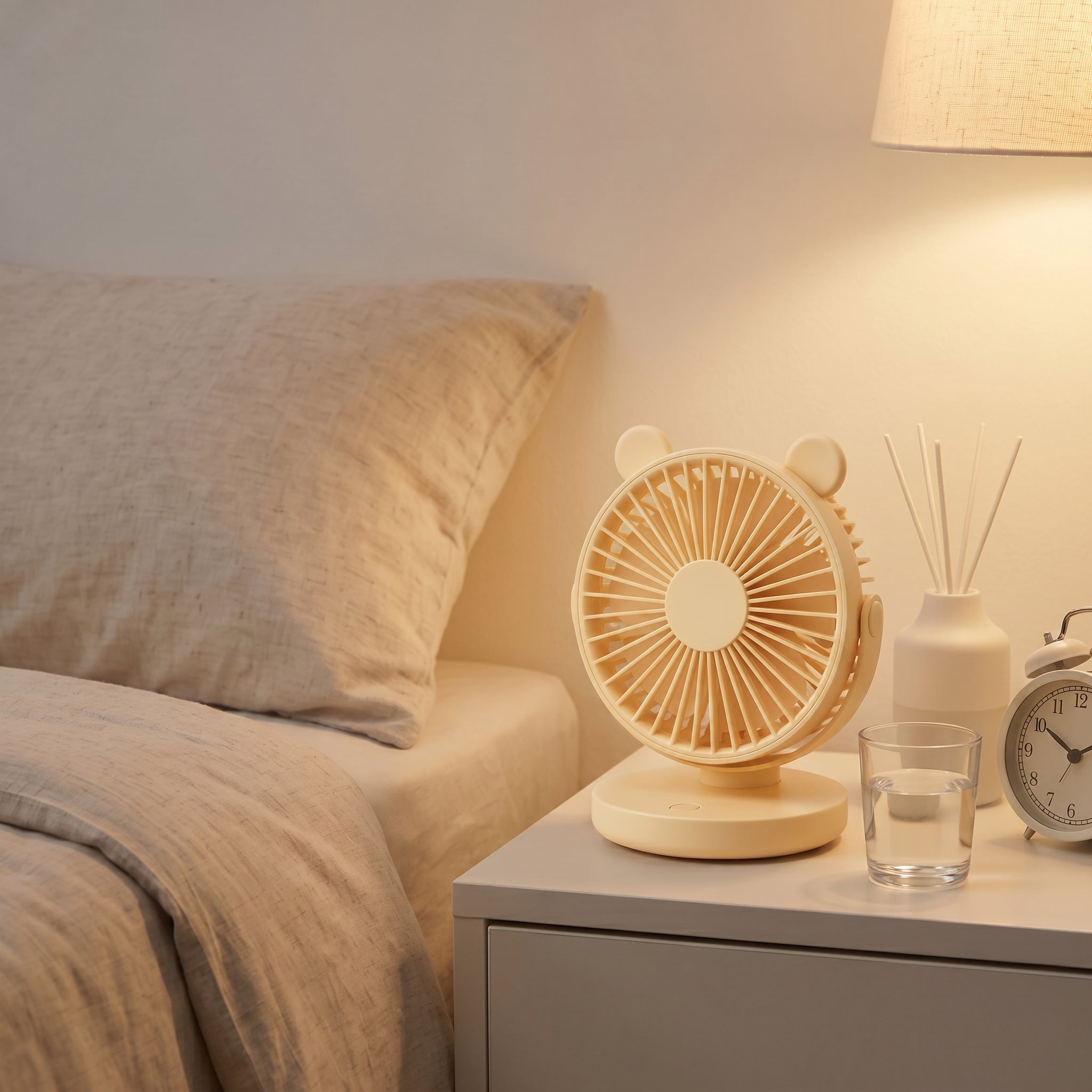 Cute Bear Ears Desk Fan