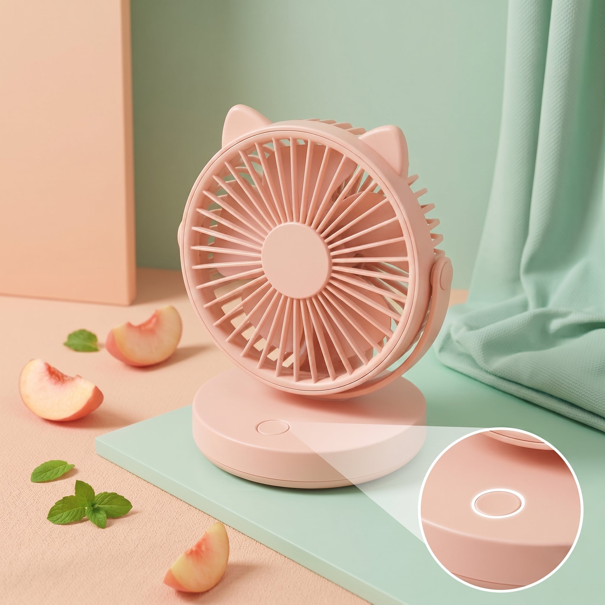 Cute Cat Ears Desk Fan
