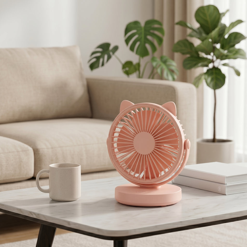 Cute Cat Ears Desk Fan