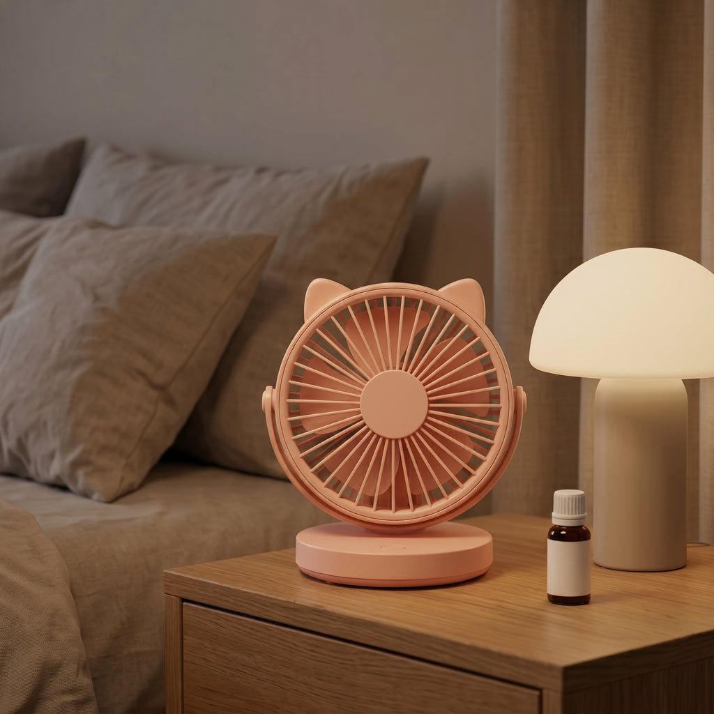 Cute Cat Ears Desk Fan