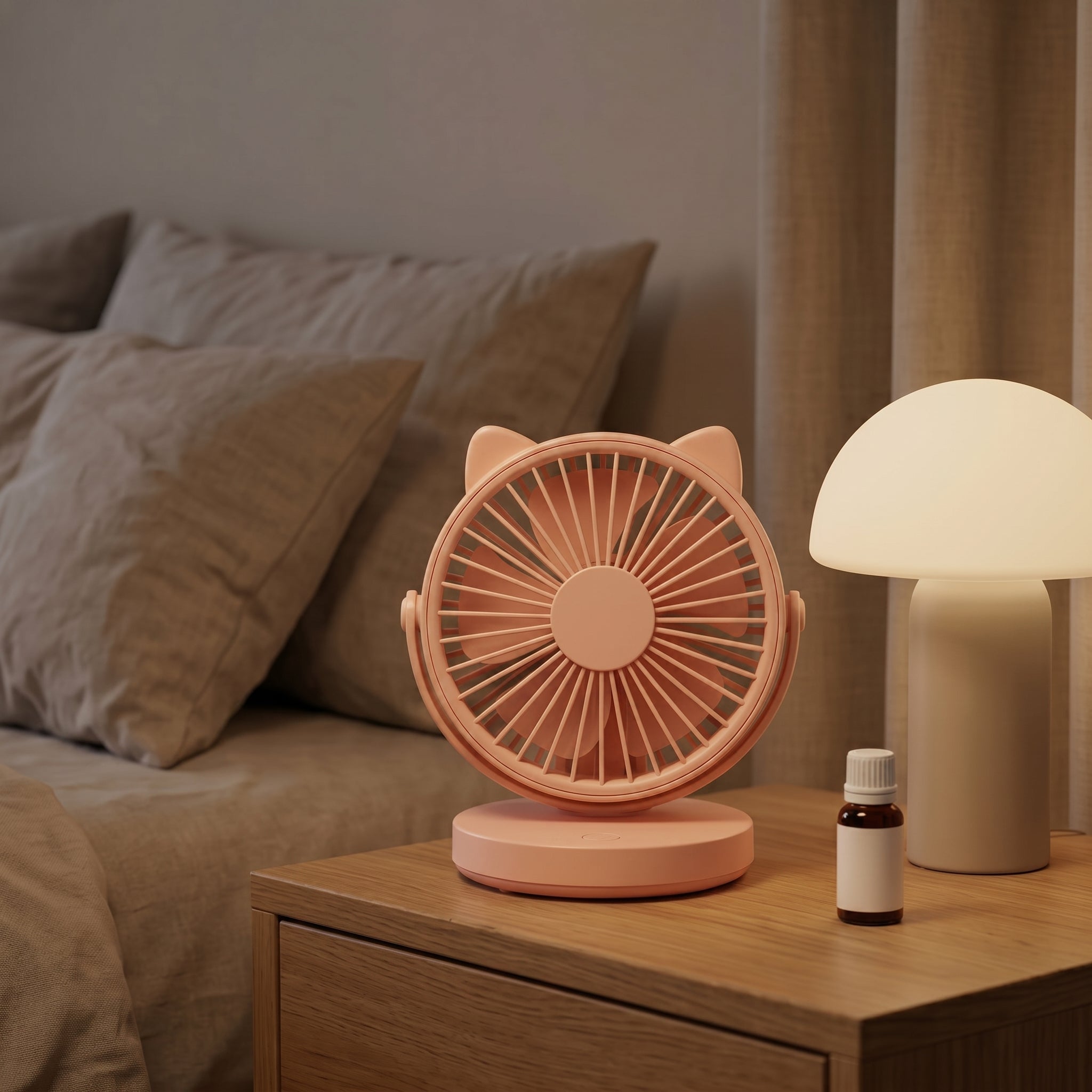 Cute Cat Ears Desk Fan